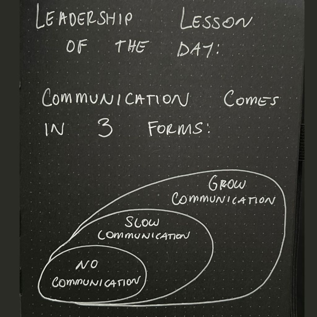 Leadership Lesson of the Day #2